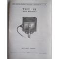 Wico Magneto Type EK Factory Instruction Manual A4 Size Inc Specs (450.WicoDataA4)